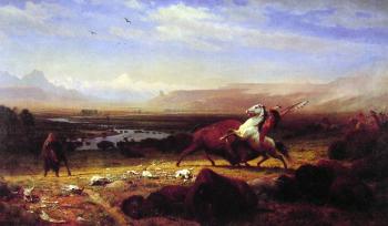 Albert Bierstadt : The Last of the Buffalo